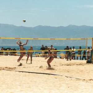 Siatka turniejowa do siatkówki plażowej (PP ø 3 mm, 1 x 8,50 m)